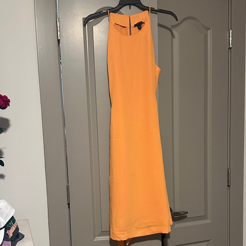Ann Taylor Vibrant Orange Sleeveless Top